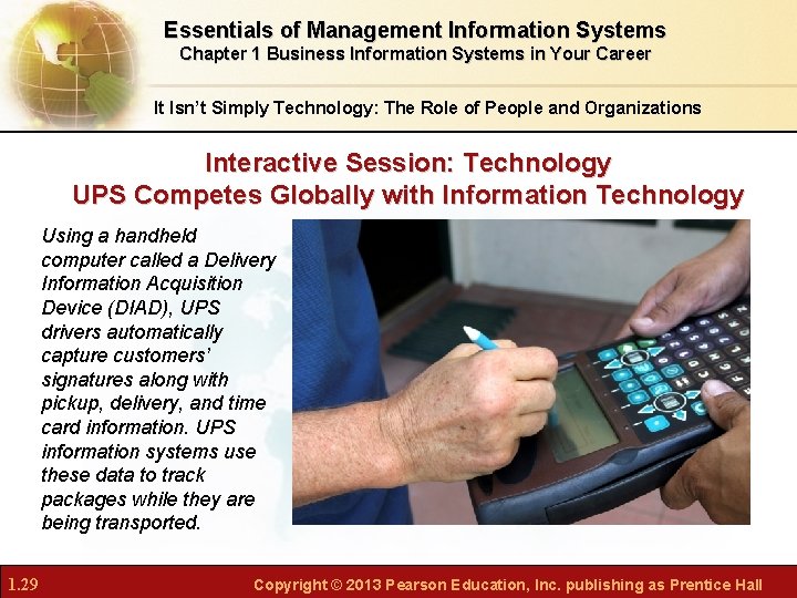 Essentials of Management Information Systems Chapter 1 Business Information Systems in Your Career It