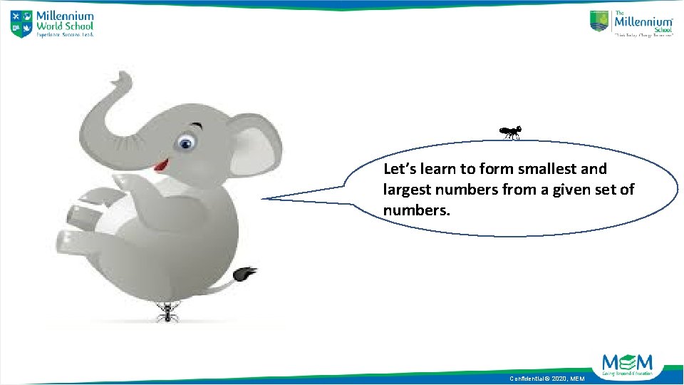 Let’s learn to form smallest and largest numbers from a given set of numbers.