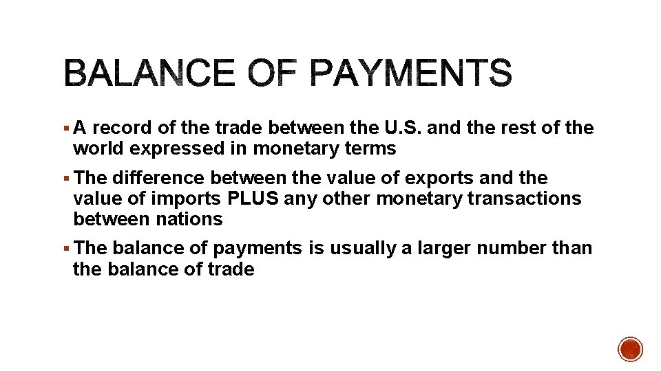 § A record of the trade between the U. S. and the rest of