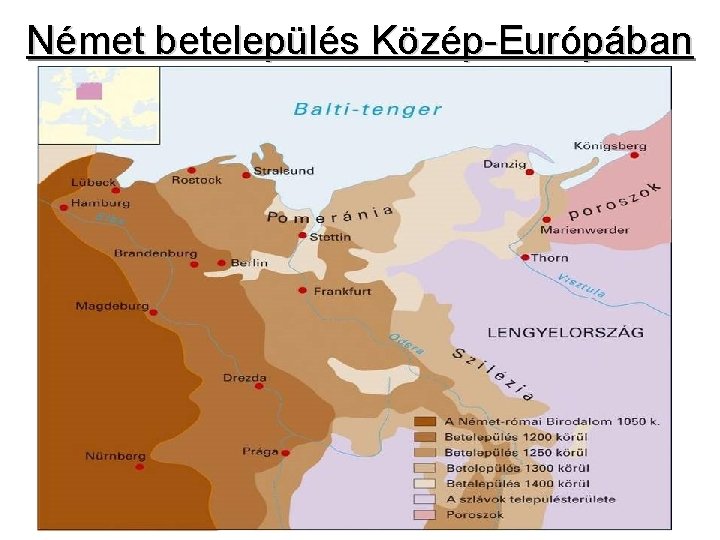 Német betelepülés Közép-Európában 