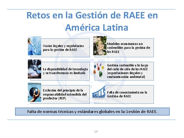 Retos en la Gestión de RAEE en América Latina Vacíos legales y regulatorios para