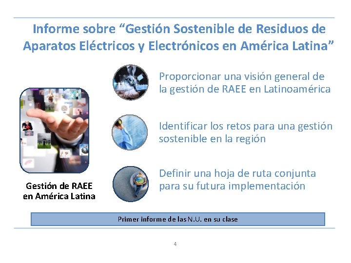 Informe sobre “Gestión Sostenible de Residuos de Aparatos Eléctricos y Electrónicos en América Latina”