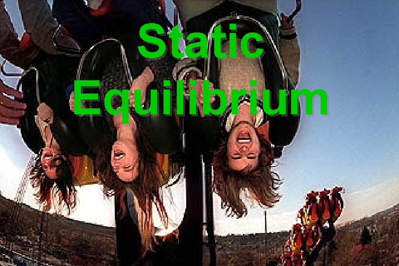 Static Equilibrium 