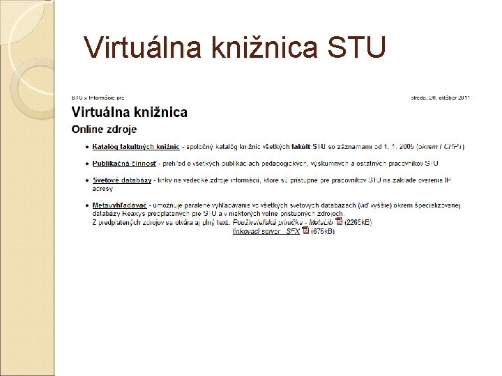 Virtuálna knižnica STU 