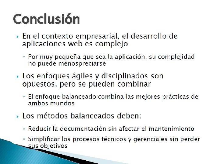 Conclusión 