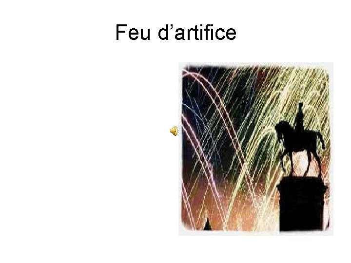 Feu d’artifice 