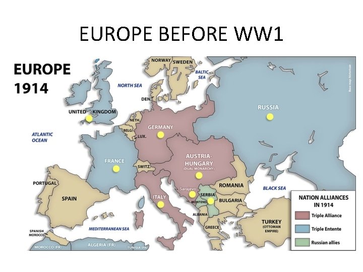EUROPE BEFORE WW 1  EUROPE BEFORE WW 1