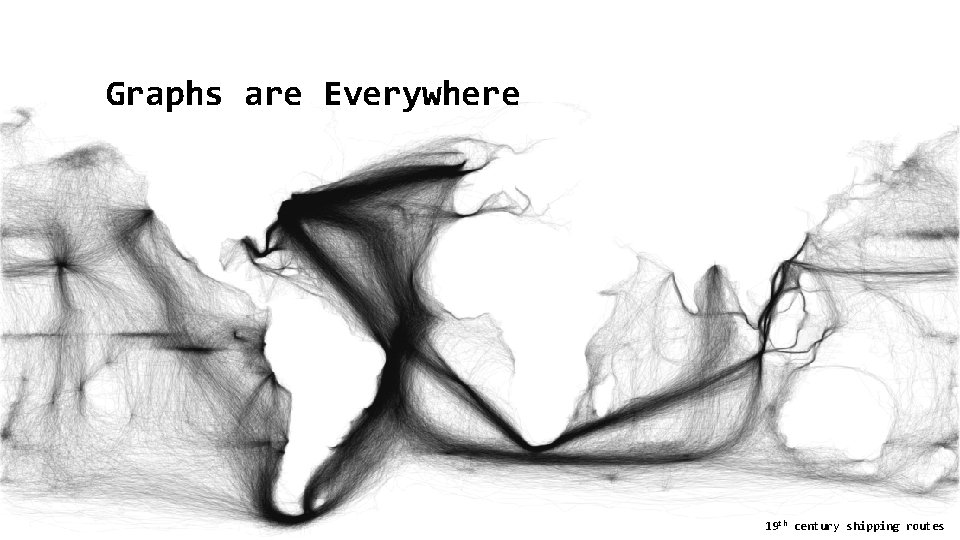 Graphs are Everywhere 2 routes 19 shipping century shipping 19 th century routes th