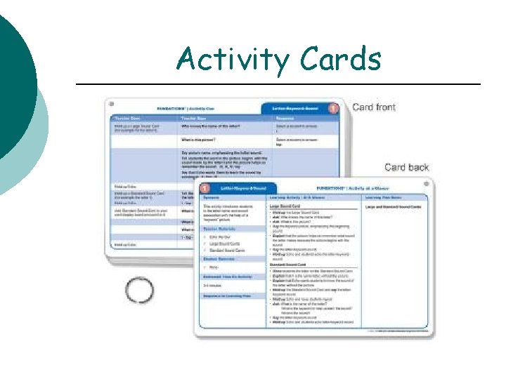 Activity Cards 