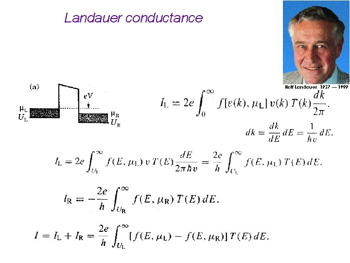 Landauer conductance 