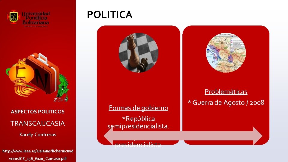 POLITICA. ASPECTOS POLITICOS TRANSCAUCASIA Karely Contreras http: //www. ieee. es/Galerias/fichero/cuad ernos/CE_156_Gran_Caucaso. pdf Formas de