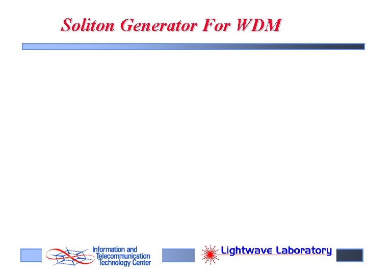Soliton Generator For WDM 