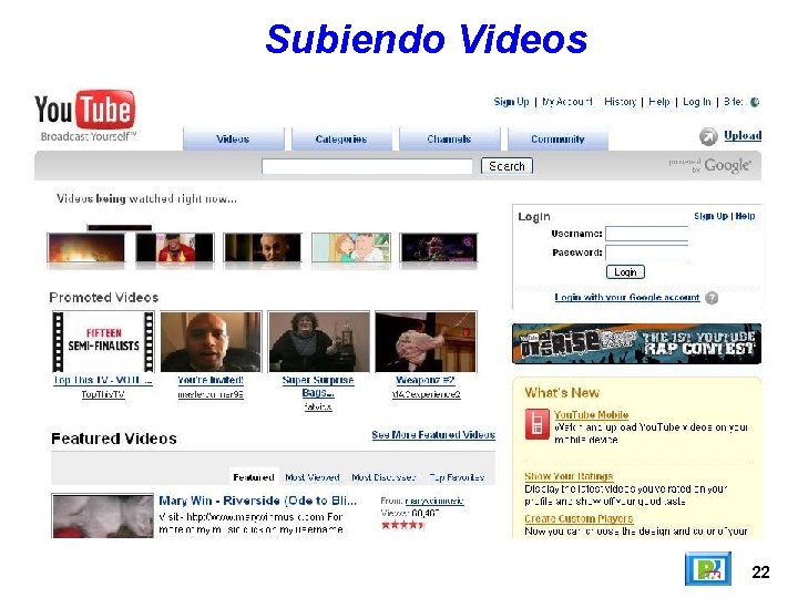 Subiendo Videos 22 