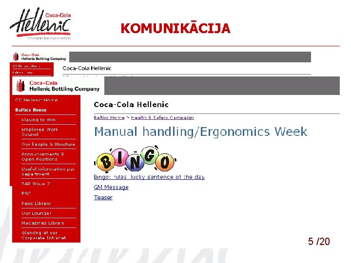 KOMUNIKĀCIJA 5 /20 