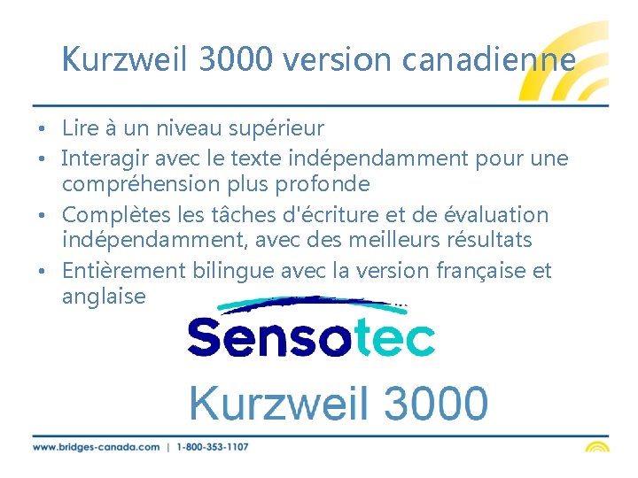 Kurzweil 3000 version canadienne • Lire à un niveau supérieur • Interagir avec le