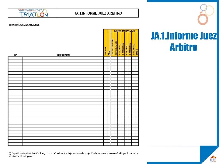 JA. 1. Informe Juez Arbitro 