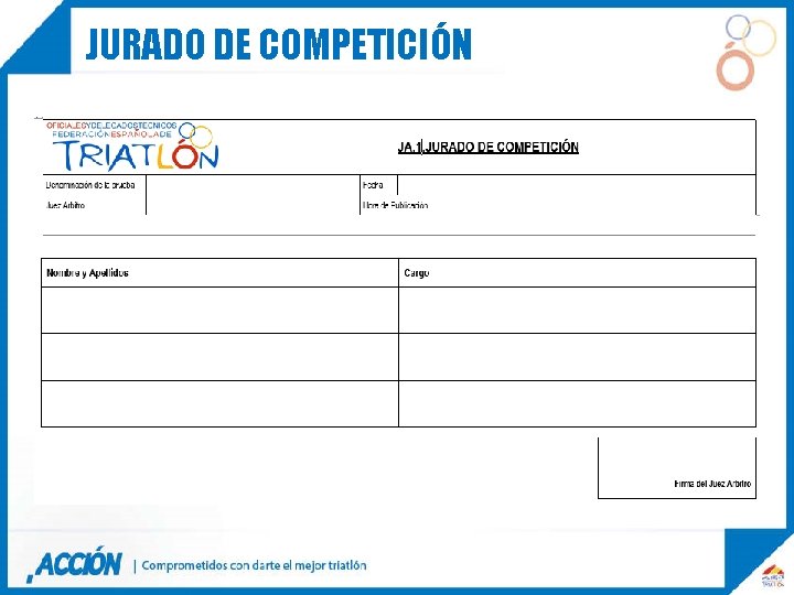 JURADO DE COMPETICIÓN 