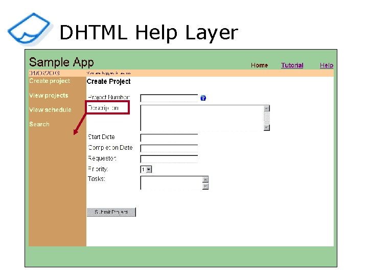 DHTML Help Layer 
