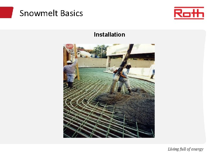 Snowmelt Basics Installation 