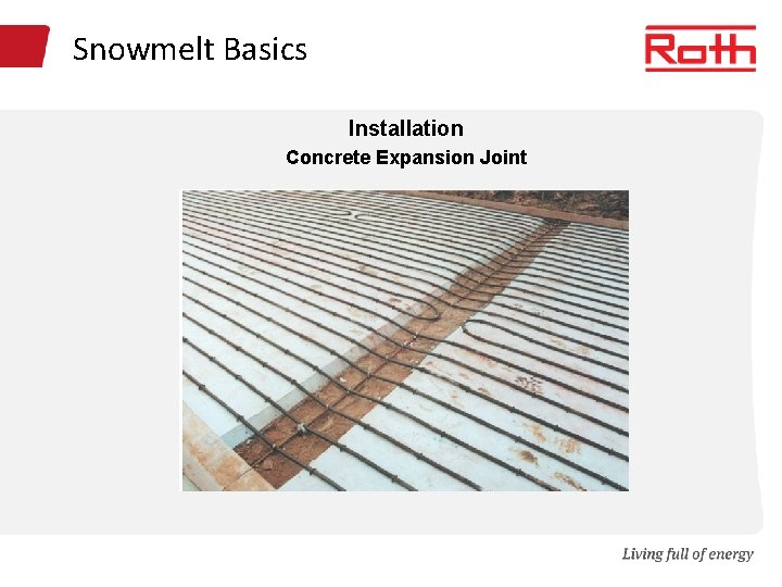 Snowmelt Basics Installation Concrete Expansion Joint 