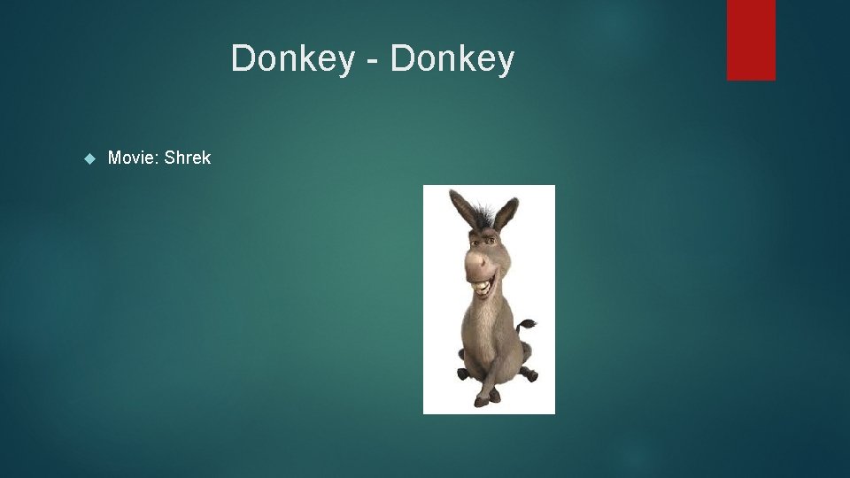 Donkey - Donkey Movie: Shrek 