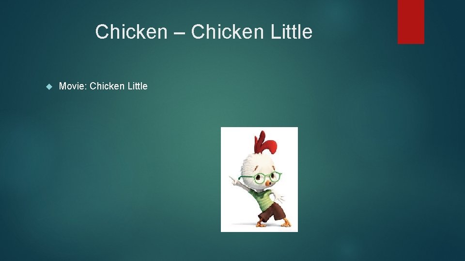 Chicken – Chicken Little Movie: Chicken Little 