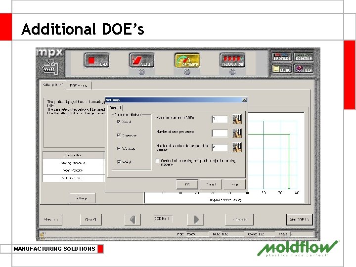 Additional DOE’s MANUFACTURING SOLUTIONS 