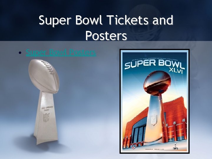 Super Bowl Tickets and Posters • Super Bowl Posters 