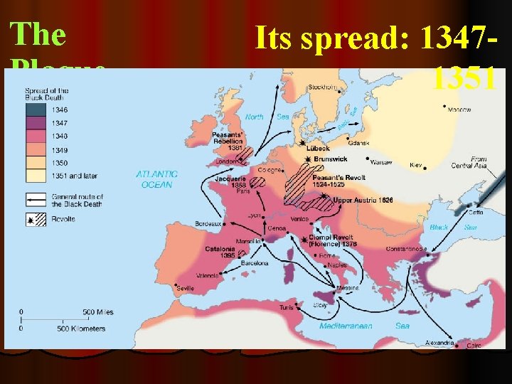 The Plague Its spread: 13471351 
