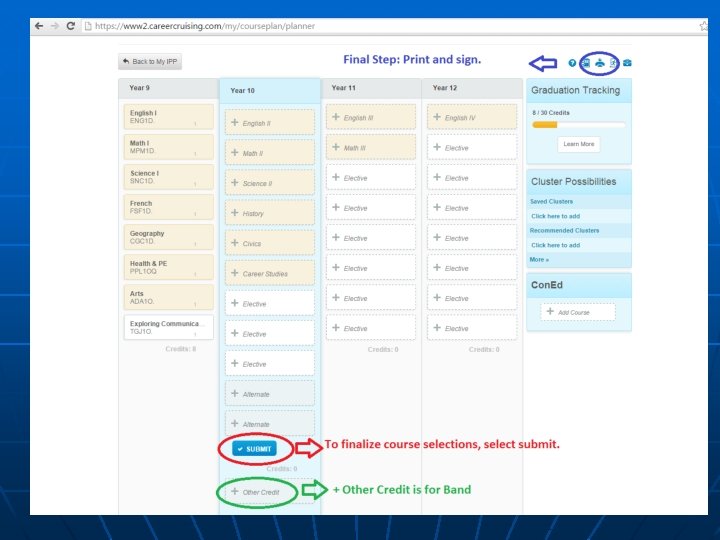 Your Option Sheet – Career Cruising 