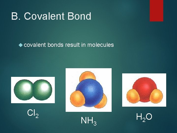 B. Covalent Bond covalent Cl 2 bonds result in molecules NH 3 H 2