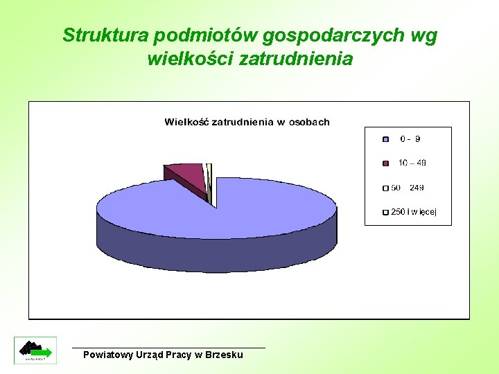 Struktura podmiotów gospodarczych wg wielkości zatrudnienia Powiatowy Urząd Pracy w Brzesku 