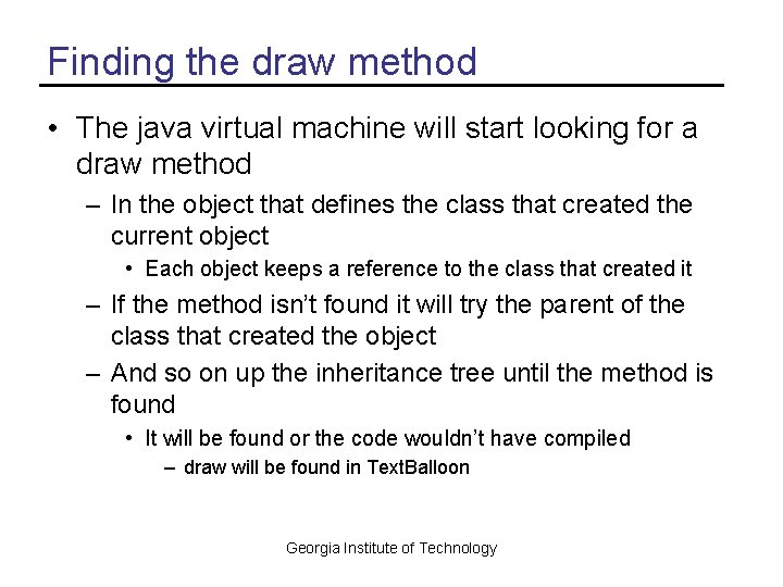 Comic Strip Analysis and Design Inheritance Abstract Classes