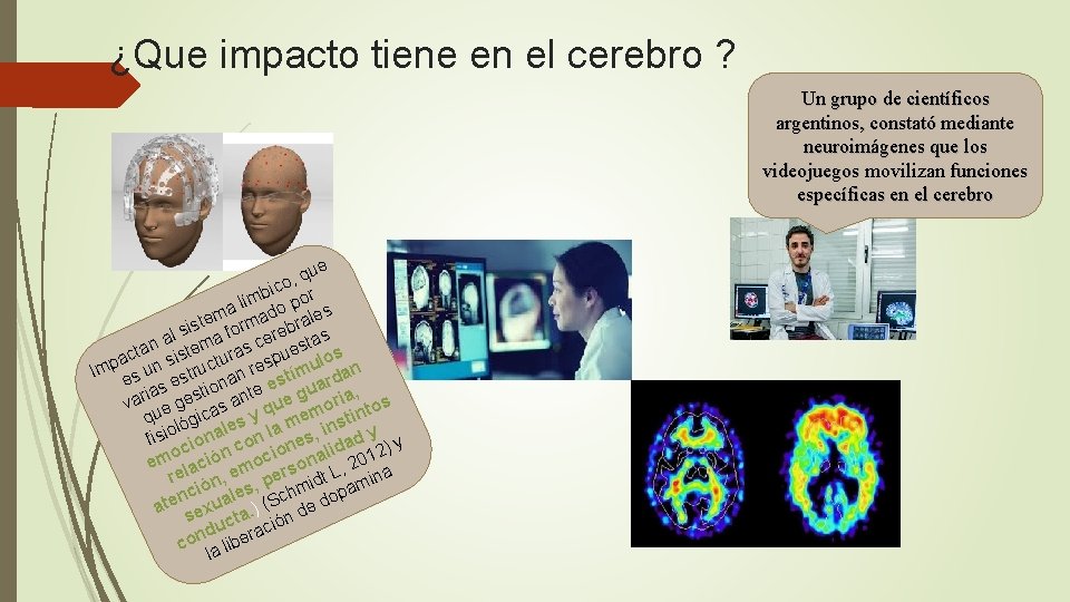 ¿Que impacto tiene en el cerebro ? Un grupo de científicos argentinos, constató mediante