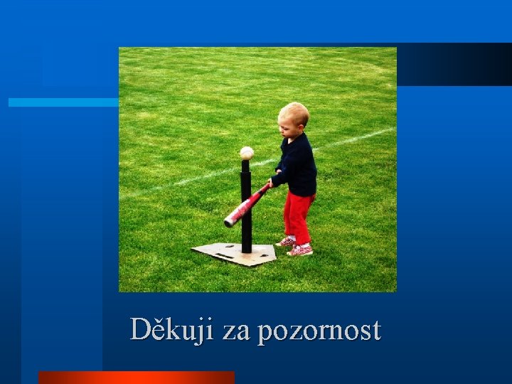 Děkuji za pozornost 