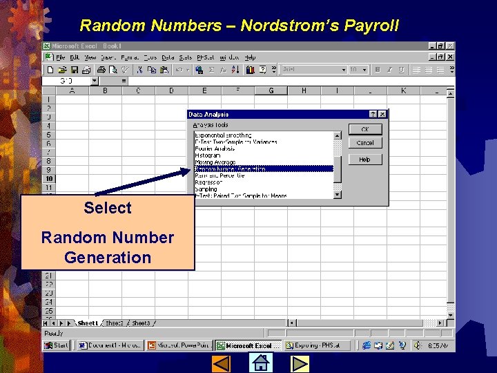 Random Numbers – Nordstrom’s Payroll Select Random Number Generation 