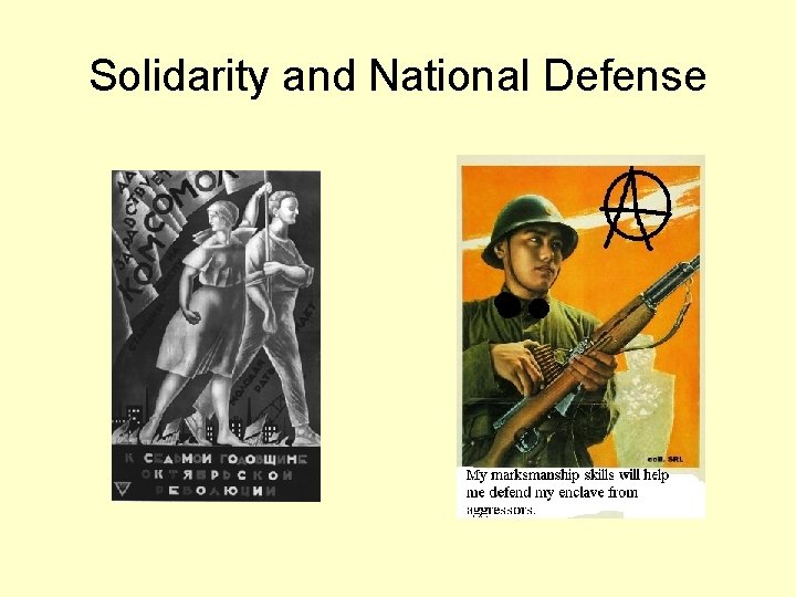 Solidarity and National Defense 