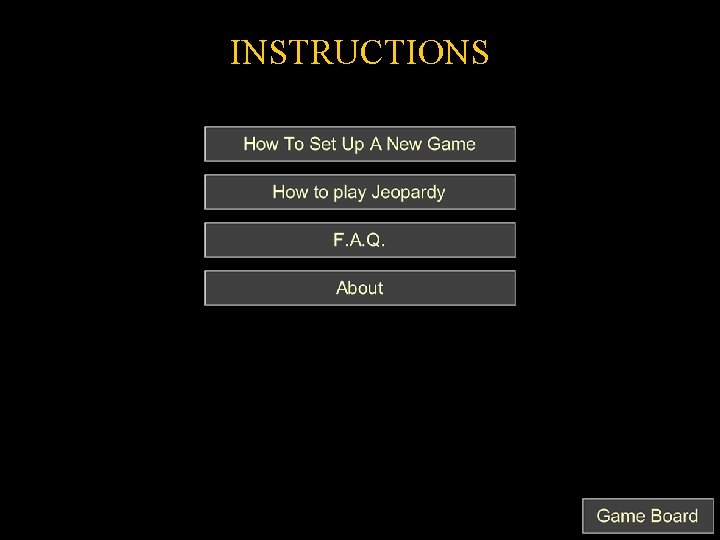 INSTRUCTIONS 