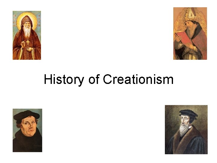 History of Creationism 