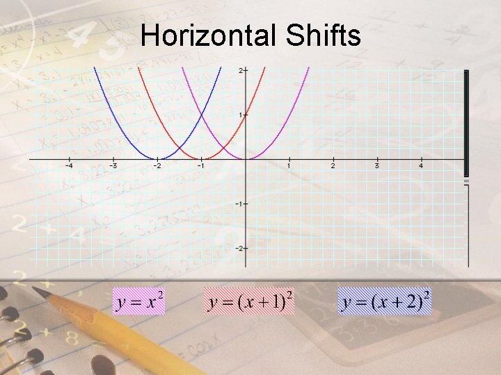 Horizontal Shifts 