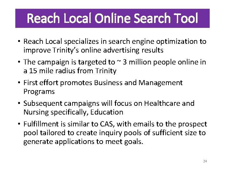 Reach Local Online Search Tool • Reach Local specializes in search engine optimization to