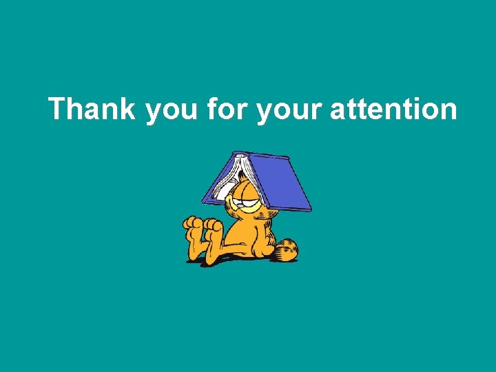 Thank you for your attention 