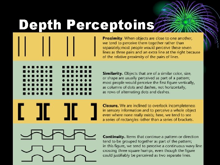 Depth Perceptoins 
