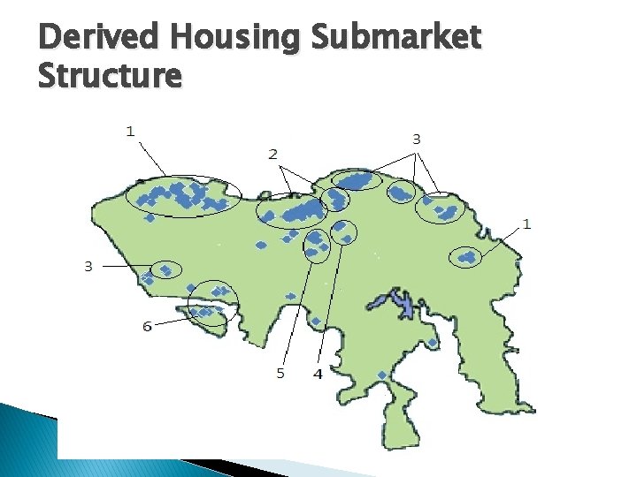 Derived Housing Submarket Structure 
