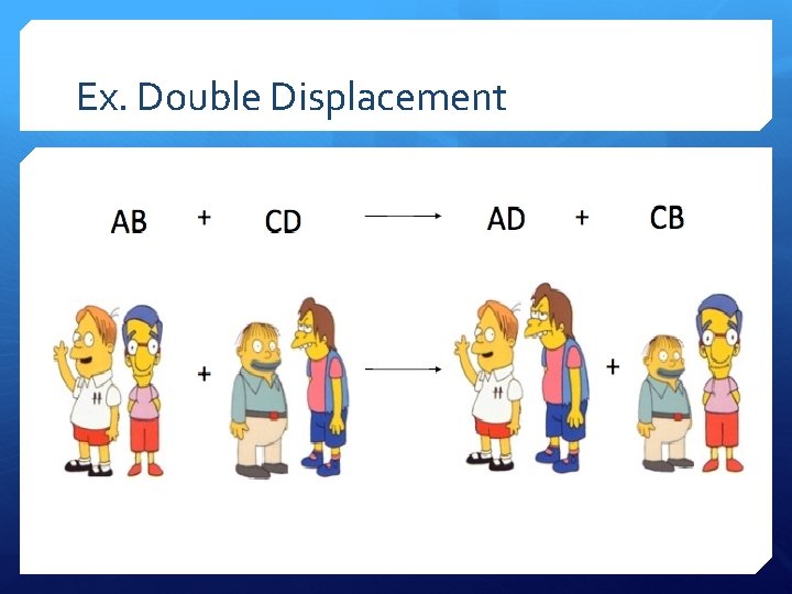 Ex. Double Displacement 