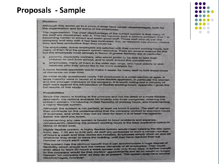 Proposals - Sample 