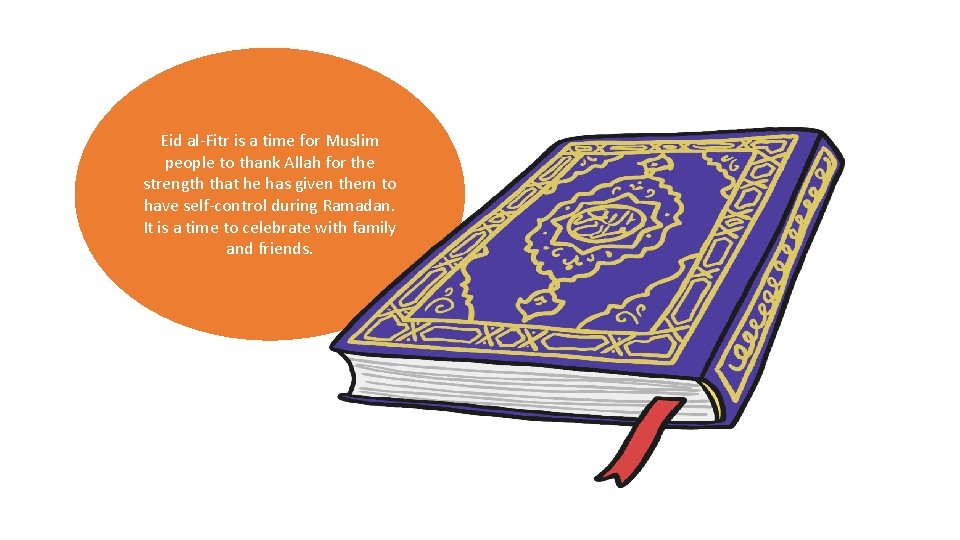 Eid al-Fitr is a time for Muslim people to thank Allah for the strength