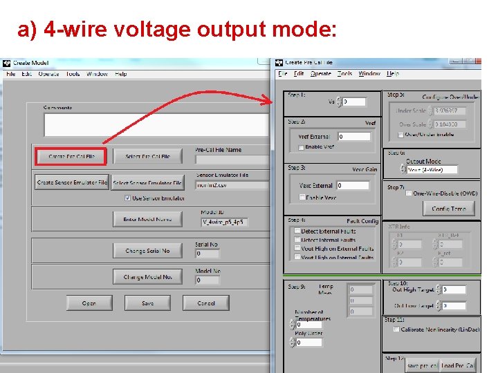 a) 4 -wire voltage output mode: 10 