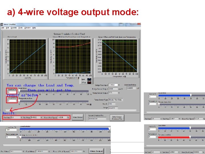 a) 4 -wire voltage output mode: 22 