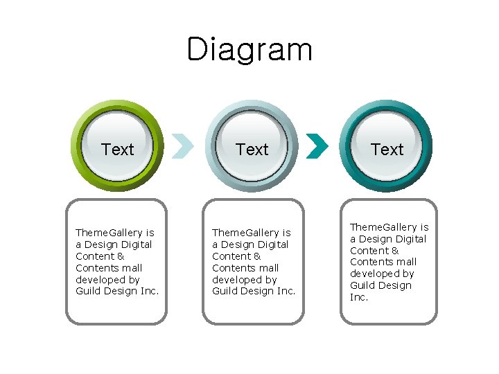 Diagram Text Theme. Gallery is a Design Digital Content & Contents mall developed by